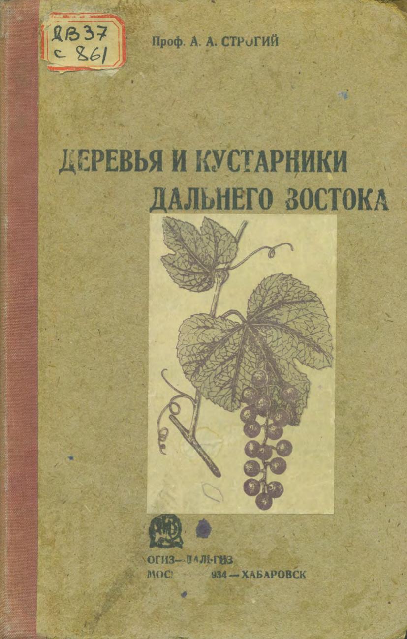 Деревья и кустарники Дальнего Востока. 1934
